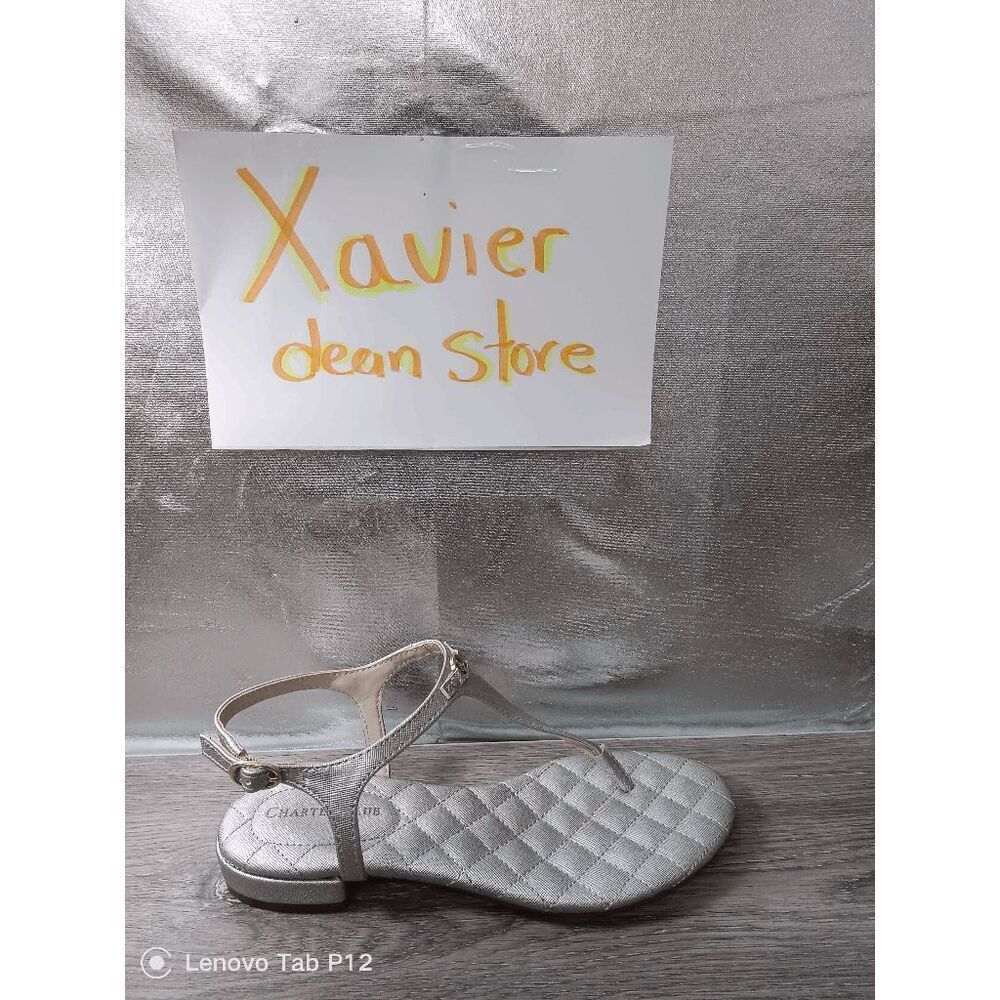 Charter Club Women's Carinna Flat Sandals - Platino 6M